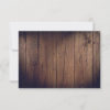 Rustic Wood Photo Collage Elegant Wedding Save The Date - Image 3