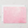 Watercolor Pink Monogram Photo Collage Girl Birth Announcement - Image 2