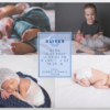 Modern Photo Collage Newborn Baby Boy Birth Announcement - Image 3