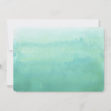 Watercolor Blue Monogram Photo Collage Boy Birth Announcement - Image 2