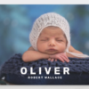 Modern Photo Collage Newborn Baby Boy Birth Announcement - Image 2