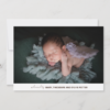 Modern 6 Photo Collage Grid Newborn Baby Birth Announcement - Image 2