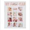 My First Year Baby Name 12 Photo Collage Poster - Image 4