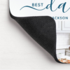 Best Daddy Ever Photo Collage Father's Day Gift Mouse Pad - Image 2