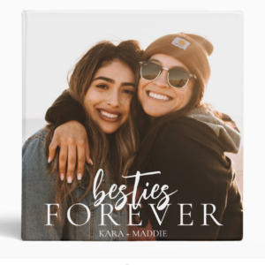 Best Friends Custom Photo Binder BFF Gift