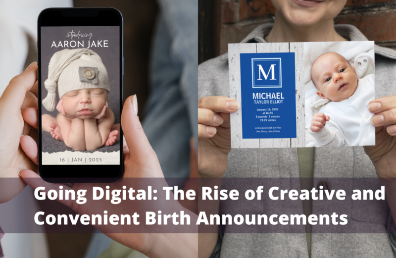 Going Digital The Rise of Creative and Convenient Birth Announcements