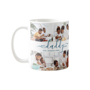 Father's Day Personalized Photo Collage Mug